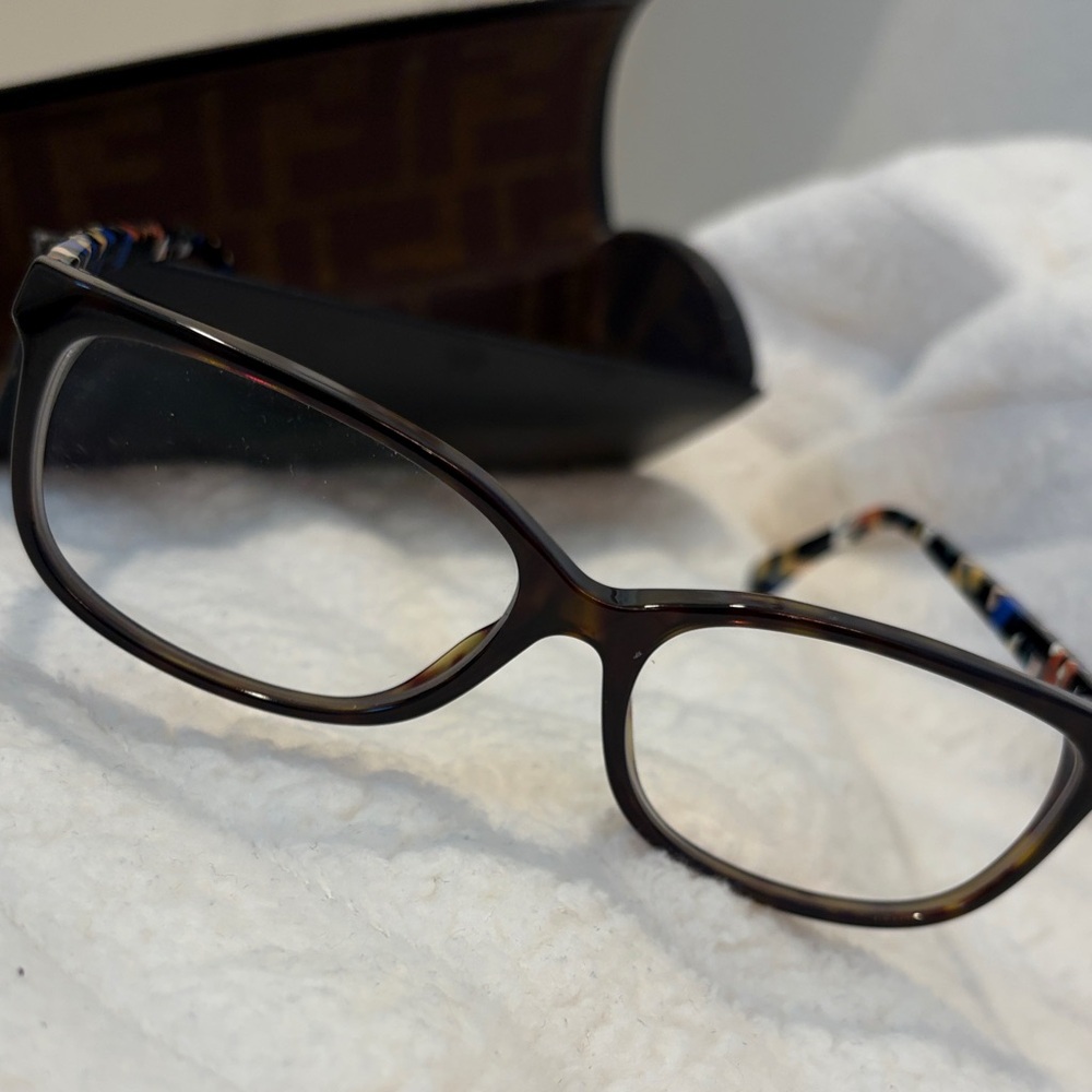 Fendi Multicolor Patterned Eyeglasses - image 4